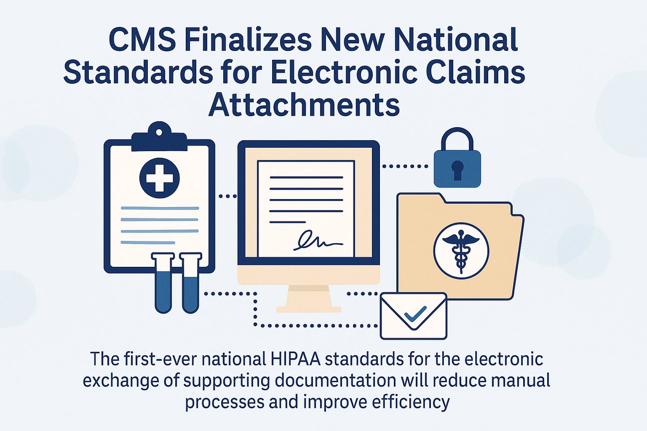 CMS Finalizes New National Standards for Electronic Claims Attachments