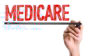 Hand with marker writing the word Medicare-1