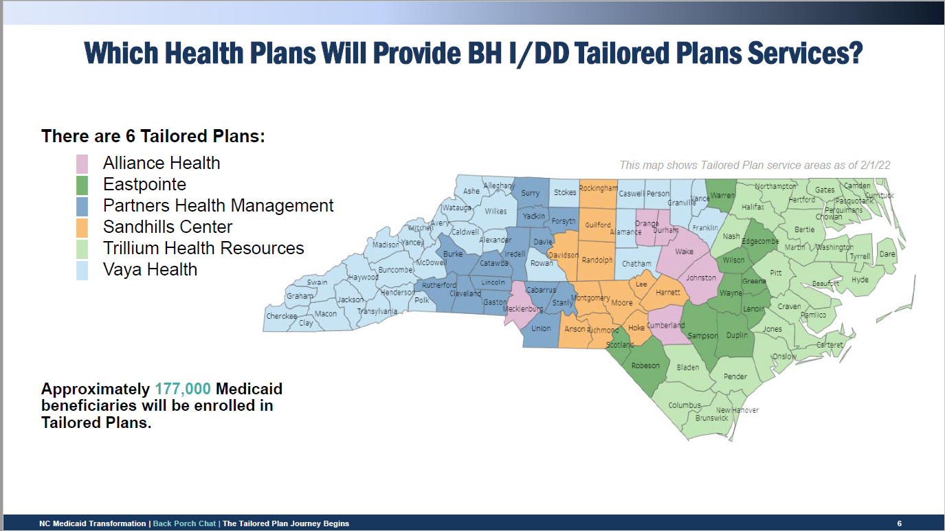 map of tailored plans.NC.6.2022